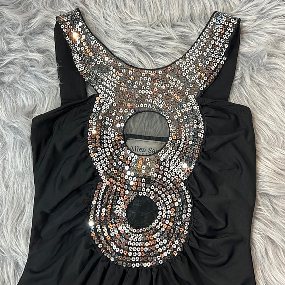 ALLEN SAMO TOP COLOR BLACK SIZE SMALL - Picture 4 of 9